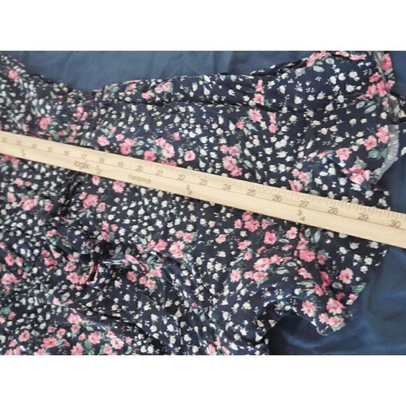 BEBOP Juniors' Flounce-Leg Halter Romper Size XS - Picture 3 of 4